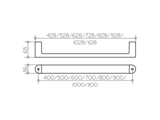 Поручень Keuco Elegance  31601011100 хром